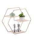 Nicho decorativo hexagonal rose gold 1902rg - future