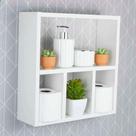 Nicho Decorativo Organizador Para Banheiro Branco 50cm Mdf Sinanue Nicho Decorativo Organizador Para Banheiro Branco 50cm Mdf Sinanue