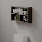 Nicho Decorativo Pequim Preto para Banheiro Lavabo Nicho Decorativo Pequim Preto para Banheiro Lavabo