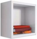 Nicho Decorativo Quadrado 31x31x15 Branco.