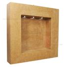 Nicho Duplo Quadrado com Led 30x30x6 Porta Maternidade Mdf Madeira Nicho Duplo Quadrado com Led 30x30x6 Porta Maternidade Mdf Madeira