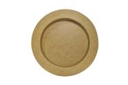 Nicho Duplo Redondo 23x23x5 Porta Maternidade Mdf Madeira
