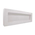 Nicho Duplo Retangular 60x20x6 Mdf Madeira Pintado