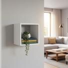 NICHO EM MDF BRANCO FOSCO 30x30