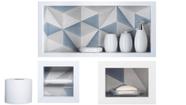 Nicho Em Porcelanato Para Banheiro kit com 3 peças (Prisma)