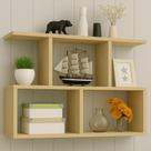Nicho Estante Decorativa MDF Cru 65x80x20cm resistente Multiuso