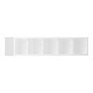Nicho Garrafeiro Horizontal 80cm 5 Garrafas Pérola Branco