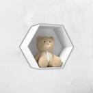 Nicho Hexagonal Colmeia Em Mdf - Várias Cores