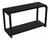 Nicho Industrial Preto 02 Prateleiras 60X20 Brasforma Nip2-6020