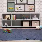 Nicho Infantil Organizador 8 Compartimentos Movelbras Branco
