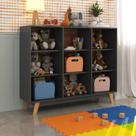 Nicho Infantil Organizar 9 Nichos Amelia Espresso Móveis