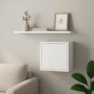 Nicho MDF 25x25x15cm com porta Branco TX 15mm