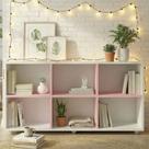 Nicho Organizador 6 Nichos Branco/Rosa - Movelbras