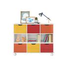 Nicho Organizador com 6 Gavetas Coloridas Q Movi
