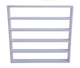 Nicho Organizador Expositor 200 Esmaltes 5 Prateleiras Branco MDF