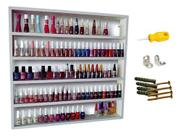 Nicho Organizador Expositor 200 Esmaltes 5 Prateleiras Mdf Cor Branco