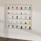 Nicho Organizador Expositor Esmalte Prateleira Manicure Unha Mdf Branco