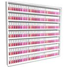 Nicho Organizador Expositor Para Esmaltes 7 Prateleiras Mdf Branco 90x80x7cm