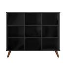 Nicho Organizador Retro 108 x 92,5cm Preto - Qmovi