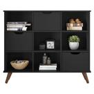 Nicho Organizador Retrô 3 Gavetas Preto - Qmovi Nicho Organizador Retrô 3 Gavetas Preto - Qmovi