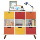 Nicho Organizador Retrô 6 Gavetas Branco Colors - Qmovi Nicho Organizador Retrô 6 Gavetas Branco Colors - Qmovi