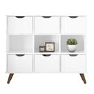 Nicho Organizador Retro Branco com 6 Gavetas Brancas Nicho Organizador Retro Branco com 6 Gavetas Brancas