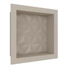 Nicho Para Banheiro 30x30 Mármore Sintético Cozimax Bege Textura Nicho Para Banheiro 30x30 Mármore Sintético Cozimax Bege Textura