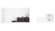 Nicho Para Banheiro Em Porcelanato e Porta Papel Higiênico - Kit com 2 peças (Gioia) Nicho Para Banheiro Em Porcelanato e Porta Papel Higiênico - Kit com 2 peças (Gioia)
