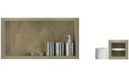 Nicho Para Banheiro Em Porcelanato Polido Porta Shampoo / Porta Papel Higiênico - Cardigan Lux