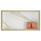 Nicho Para Banheiro Em Porcelanato Porta Shampoo 60 cm (Calacata c/ Bordas Bréccia) Nicho Para Banheiro Em Porcelanato Porta Shampoo 60 cm (Calacata c/ Bordas Bréccia)