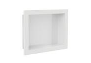 Nicho Para Banheiro Embutir Plástico Branco 30x40cm Metasul