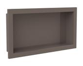Nicho Para Banheiro Embutir Plástico Capuccino 30x60cm Metasul