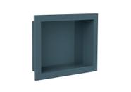 Nicho Para Banheiro Embutir Plástico Cinza Chumbo 30x40cm Metasul Nicho Para Banheiro Embutir Plástico Cinza Chumbo 30x40cm Metasul