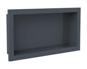 Nicho Para Banheiro Embutir Plástico Cinza Chumbo 30x60cm Metasul
