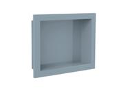 Nicho Para Banheiro Embutir Plástico Cinza Urbano 30x40cm Metasul