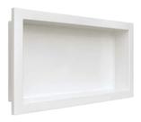 Nicho Para Banheiro Modelo Tipo Porcelanato Parede Embutir 30x60cm Branco