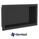 Nicho Para Banheiro Modelo Tipo Porcelanato Parede Embutir 30x60cm Preto