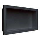 Nicho Para Banheiro Modelo Tipo Porcelanato Parede Embutir 30x60cm Preto