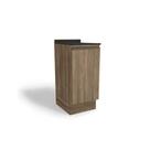 Nicho para Cozinha Maxxi G741 c/ Tampo 40cm Nogal/Preto Brilho - Kappesberg