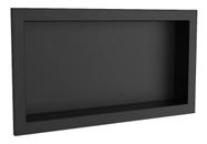 Nicho para Embutir 30x60 - Preto Vulcano