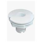 Nicho para luminaria em piscina de fibra com rosca brustec