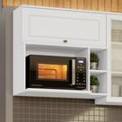 Nicho para Micro-ondas Nova York Branco Nicho para Micro-ondas Nova York Branco