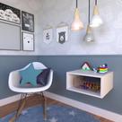 Nicho para Quarto Infantil Bramov Móveis Branco Nicho para Quarto Infantil Bramov Móveis Branco