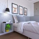 Nicho para Quarto Infantil Bramov Móveis Cinza Cristal Nicho para Quarto Infantil Bramov Móveis Cinza Cristal