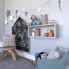 Nicho para Quarto Infantil Bramov Móveis Cinza Cristal Nicho para Quarto Infantil Bramov Móveis Cinza Cristal