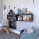 Nicho para Quarto Infantil Bramov Móveis Preto Nicho para Quarto Infantil Bramov Móveis Preto