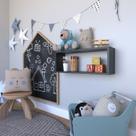 Nicho para Quarto Infantil Retangular 60x16cm Nicho para Quarto Infantil Retangular 60x16cm