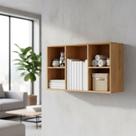 Nicho para Quarto Modulado Infinity Marrom Cedro