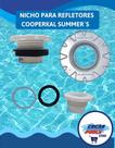 Nicho para Refletor em Fibra Summer's Dispositivo Seguro para Iluminação de Piscinas