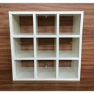 Nicho Para Toalhas 9 Lugares Mdf 15mm Brancotx 45x45x20cm